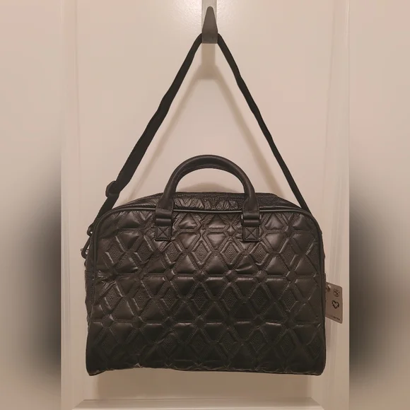 Puma Oversized Classics Archive Sports Bag with Handles, Black Metallic - Picture 4 of 12